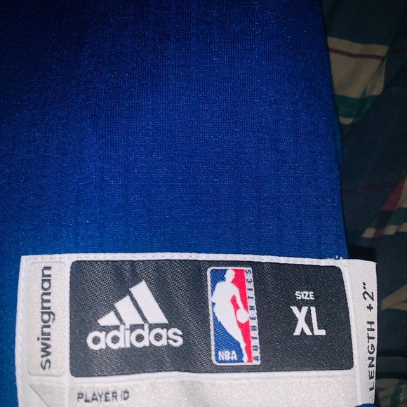 ADIDAS KEVIN DURANT SWINGMAN JERSEY ROYAL/GOLD XL - Picture 2 of 13